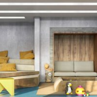 Siga Moema - Área de lazer: Perspectiva brinquedoteca Siga Moema - Área de lazer: Perspectiva brinquedoteca