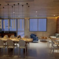 Vitrali Moema - Área de lazer: Perspectiva salão de festas gourmet Vitrali Moema - Área de lazer: Perspectiva salão de festas gourmet