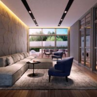 Vitrali Moema - Área de lazer: Perspectiva lounge lavanderia Vitrali Moema - Área de lazer: Perspectiva lounge lavanderia