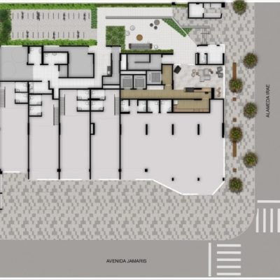 Vitrali Moema - Implantação Térreo Vitrali Moema - Implantação Térreo