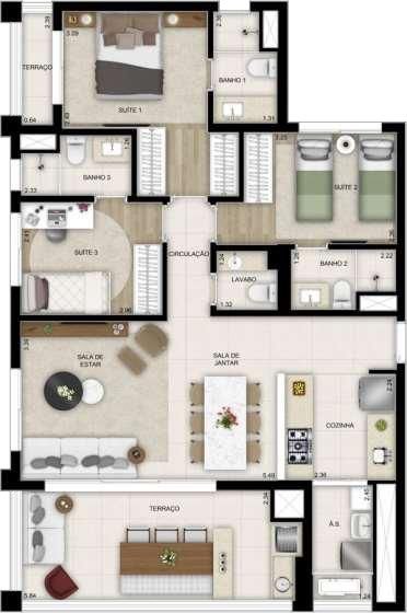 Brooklin Bricks • Apartamentos Premium de 69 a 103 M² com até 3 Suítes