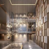 Glass Art By Yoo - Área de lazer: Perspectiva lobby Glass Art By Yoo - Área de lazer: Perspectiva lobby