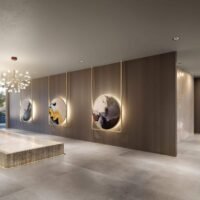 Glass Art By Yoo - Perspectiva lobby Glass Art By Yoo - Perspectiva lobby