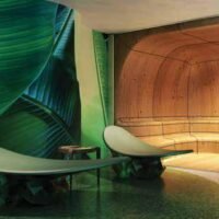 W Residences São Paulo – Hotel - Área de lazer: Perspectiva sauna seca W Residences São Paulo – Hotel - Área de lazer: Perspectiva sauna seca