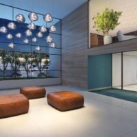 Inspire Ibirapuera - Perspectiva hall entrada Inspire Ibirapuera - Perspectiva hall entrada