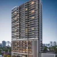 Cyrela Atmosfera Vila Mariana - Perspectiva fachada Cyrela Atmosfera Vila Mariana - Perspectiva fachada