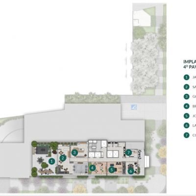 All Campo Belo - Implantação 4 pavimento All Campo Belo - Implantação 4 pavimento
