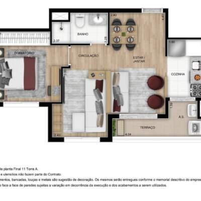 Caminhos Da Lapa Elo Planta 47m 1 Dormitorio Caminhos Da Lapa Elo Planta 47m 1 Dormitorio