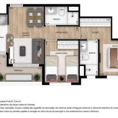 Caminhos Da Lapa Elo Planta 55m 2 Dormitorios Caminhos Da Lapa Elo Planta 55m 2 Dormitorios