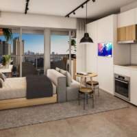 Helbor Patteo Klabin - Perspectiva 25m - Living Helbor Patteo Klabin - Perspectiva 25m - Living