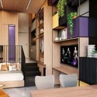Versa Brooklin by You - Studios -  Perspectiva 20m² - Studio Versa Brooklin by You - Studios - Perspectiva 20m² - Studio