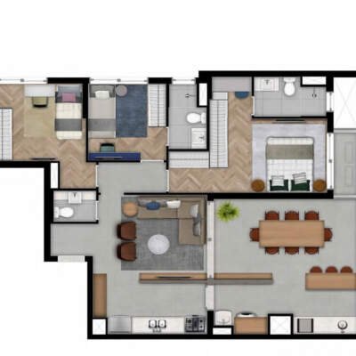 Dna Vila Mariana By You Planta 100m 3 Suites Dna Vila Mariana By You Planta 100m 3 Suites