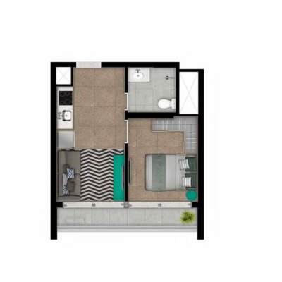 Dna Vila Mariana By You Planta 33m 1 Dormitorio Pe Direito 370 Dna Vila Mariana By You Planta 33m 1 Dormitorio Pe Direito 370