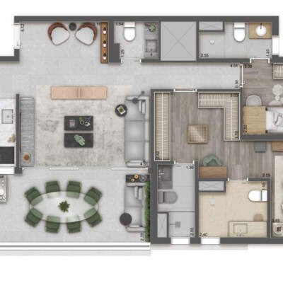 Haus Mitre Campo Belo Planta 109m 2 Suites Haus Mitre Campo Belo Planta 109m 2 Suites