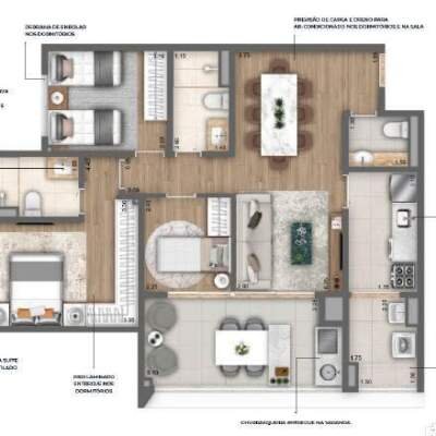 Nau Vila Mariana Cyrela Planta 89m 3 Dormitorios Nau Vila Mariana Cyrela Planta 89m 3 Dormitorios