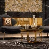 Villa Milano Lifestyle by Versace Home - Residences - Detalhe Lareira Villa Milano Lifestyle by Versace Home - Residences - Detalhe Lareira