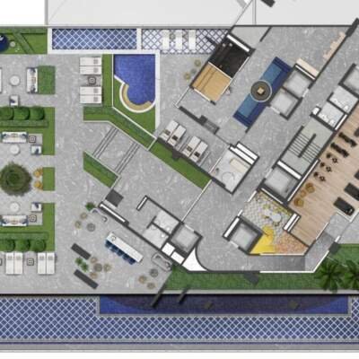 Villa Milano Lifestyle by Versace Home - Residences - Implantação 2º Pavimento Villa Milano Lifestyle by Versace Home - Residences - Implantação 2º Pavimento