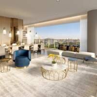 Villa Milano Lifestyle by Versace Home - Residences - Perspectiva - 220m² - 3 Suítes - Living Villa Milano Lifestyle by Versace Home - Residences - Perspectiva - 220m² - 3 Suítes - Living