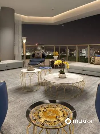Villa Milano Lifestyle by Versace Home - Residences - Perspectiva - 220m² - 3 Suítes - Living Noturno