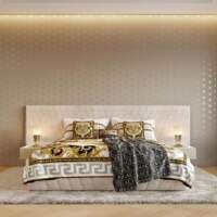 Villa Milano Lifestyle by Versace Home - Residences - Perspectiva - 220m² - 3 Suítes - Suíte Villa Milano Lifestyle by Versace Home - Residences - Perspectiva - 220m² - 3 Suítes - Suíte