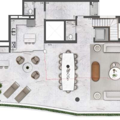 Villa Milano Lifestyle By Versace Home Lavvi Ibirapuera Moema Residences Planta 419m 4 Suites Duplex Superior Villa Milano Lifestyle by Versace Home - Residences - Planta 419m² - 4 Suítes - Duplex - Superior