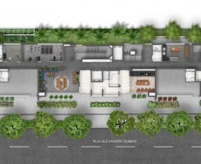 AD330 Alto da Boa Vista - Implantação Térreo AD330 Alto da Boa Vista - Implantação Térreo