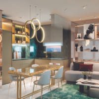 Cyrela Bothanic Apartments Campo Belo - Perspectiva Living Ampliado 42m² 1dorm Cyrela Bothanic Apartments Campo Belo - Perspectiva Living Ampliado 42m² 1dorm