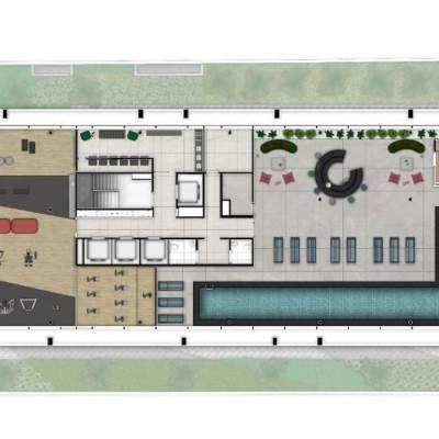 Cyrela For You Moema - Implantação Lazer Rooftop Cyrela For You Moema - Implantação Lazer Rooftop