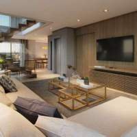 Ibirapuera Park Houses - Perspectiva Living Duplex 285m² Ibirapuera Park Houses - Perspectiva Living Duplex 285m²