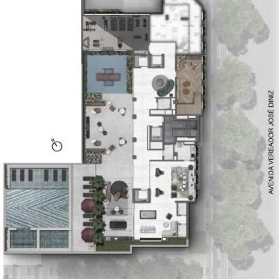 Legacy Campo Belo - Implantação Lazer Legacy Campo Belo - Implantação Lazer