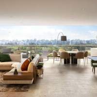 Oscar Ibirapuera - Perspectiva Living 233m² Oscar Ibirapuera - Perspectiva Living 233m²