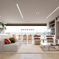 Side Alto da Boa Vista - Perspectiva living 80m² Side Alto da Boa Vista - Perspectiva living 80m²