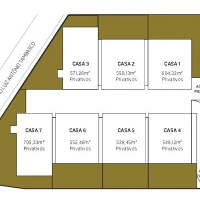 Casa Jardim Campo Belo - Implantação Casa Jardim Campo Belo - Implantação