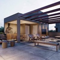 Casa Jardim Campo Belo - Perspectiva rooftop gourmet com churrasqueira Casa Jardim Campo Belo - Perspectiva rooftop gourmet com chu