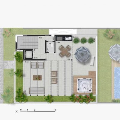 Casa Jardim Campo Belo - Planta 604m² - Rooftop Casa Jardim Campo Belo - Planta 604m² - Rooftop