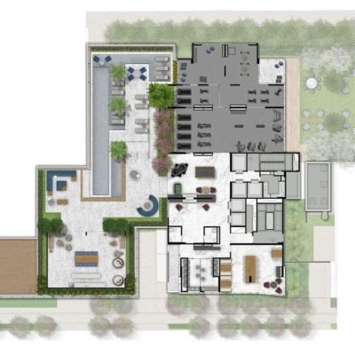 Grand Vitrali - Implantação 1º pavimento Grand Vitrali - Implantação 1º pavimento