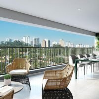 Klasse Alto da Boa Vista - Perspectiva varanda gourmet Klasse Alto da Boa Vista - Perspectiva varanda gourmet