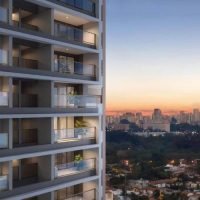 YBY Vila Clementino - Detalhe fachada YBY Vila Clementino - Detalhe fachada