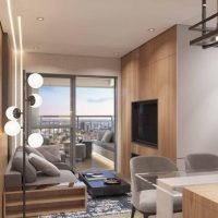 In Design Ipiranga - Perspectiva living 60m² In Design Ipiranga - Perspectiva living 60m²