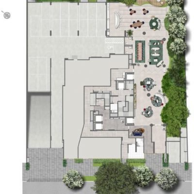 Le Jardin Pinheiros - Implantação térreo Le Jardin Pinheiros - Implantação térreo