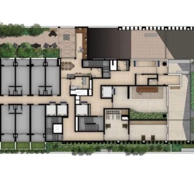 Mirage Ibirapuera - Implantação térreo Mirage Ibirapuera - Implantação térreo