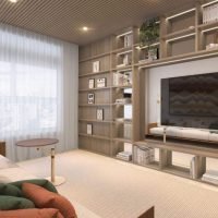 Mirage Ibirapuera - Perspectiva home theater opção 3 suítes Mirage Ibirapuera - Perspectiva home theater opção 3 suítes