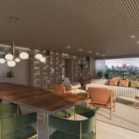 Mirage Ibirapuera - Perspectiva living ampliado 238m² Mirage Ibirapuera - Perspectiva living ampliado 238m²