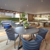 Living Villaggio Tatuapé Firenze - Churrasqueira Living Villaggio Tatuapé Firenze - Churrasqueira