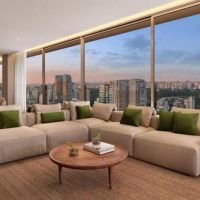 Vinci Moema - Perspectiva living de 197m² Vinci Moema - Perspectiva living de 197m²