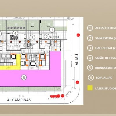 Casa Jardins Jaú by You - Implantação térreo Casa Jardins Jaú by You - Implantação térreo