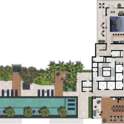 Exalt Ibirapuera - Implantação rooftop Exalt Ibirapuera - Implantação rooftop