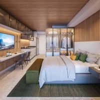 Exalt Ibirapuera - Perspectiva studio 30m² Exalt Ibirapuera - Perspectiva studio 30m²