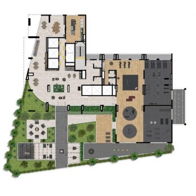 Level Brooklin - Implantação 4º pavimento Level Brooklin - Implantação 4º pavimento