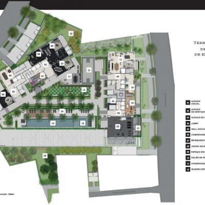 Living Duett Mooca - Implantação Living Duett Mooca - Implantação